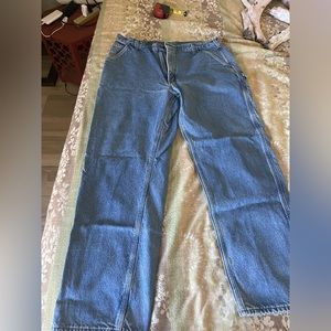 Carhartt flannel lined dungarees